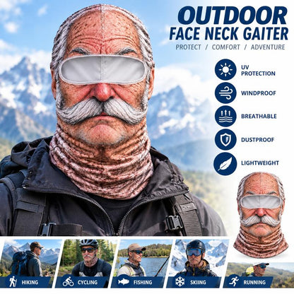 Party Gear Old Man Ski Mask Balaclava