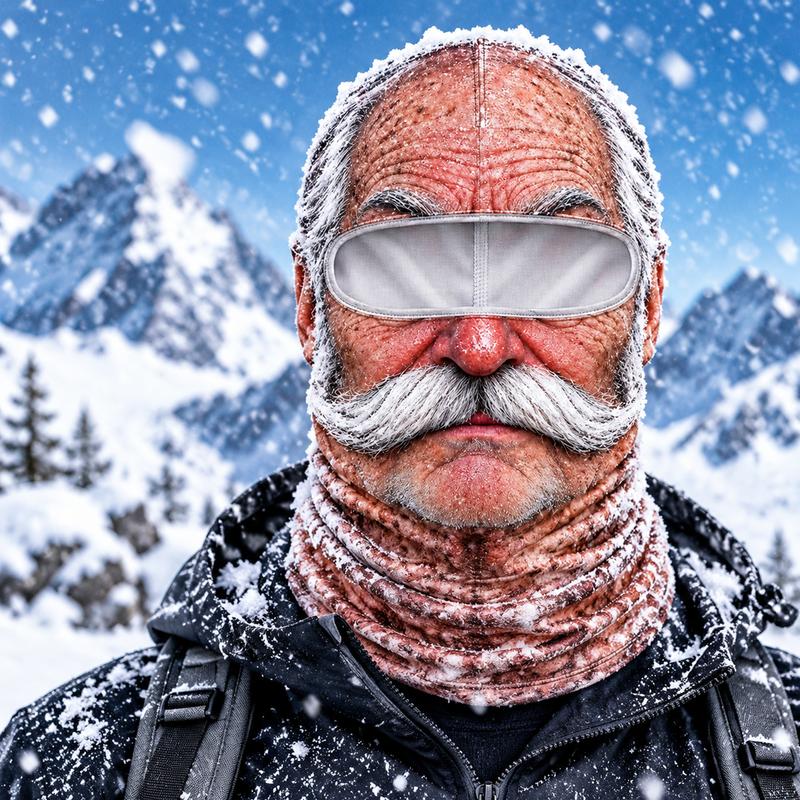 Party Gear Old Man Ski Mask Balaclava